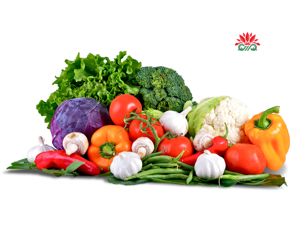 Basket of Fresh Vegetables